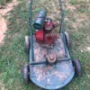 Value of a Kick Start Lawn Mower - old gas powered mower