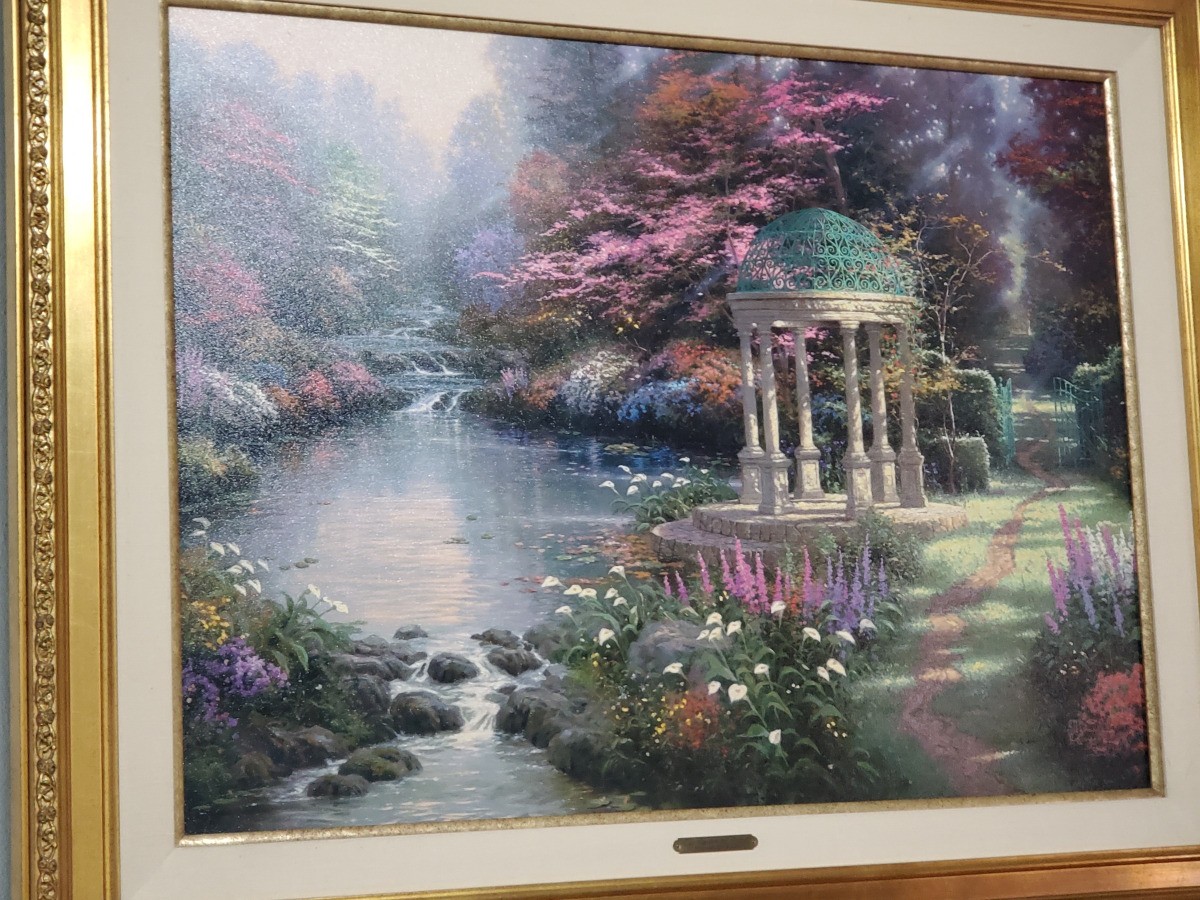 Value Of A Thomas Kinkade Print ThriftyFun   Value Of A Thomas Kinkade Print 28 X12 