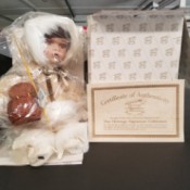 Value of Heritage Signature Doll and a Cabbage Patch Kid - doll wrapped in plastic