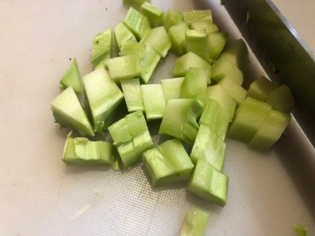 broccoli cut in small chunks
