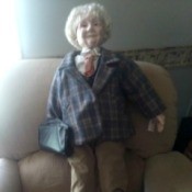 Value of a Goldenvale Porcelain Doll - old man doll
