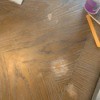 Repairing the Finish on a Table - finished removed on oak table by acetone