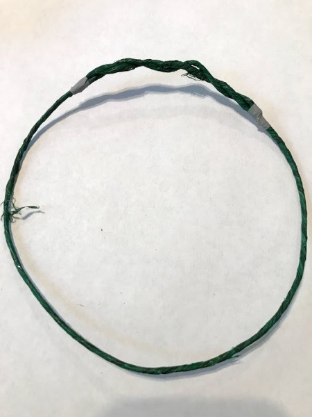 Dreamcatcher with Wooden Beads - twist the loose ends in place