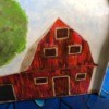 Sealant for Outdoor Acrylic Art Project  - painted barn on a mailbox