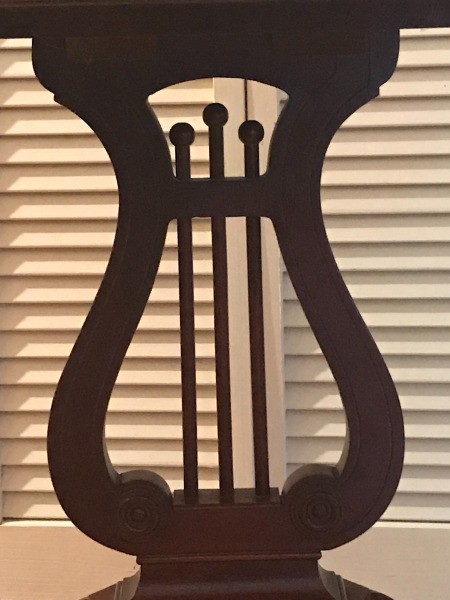 Value of a Mersman 6651 Mahogany Harp Table