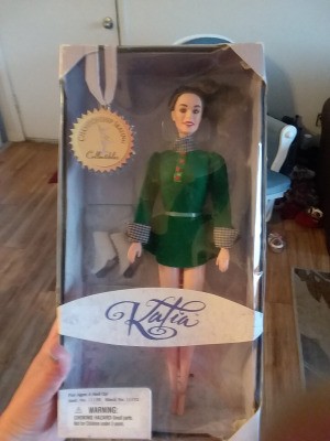 Value of a Katia Championship Skating Collectible Barbie  - doll in box