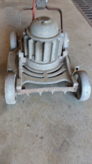 Value of a Louisville Electric Mower - old electric mower with interesting design