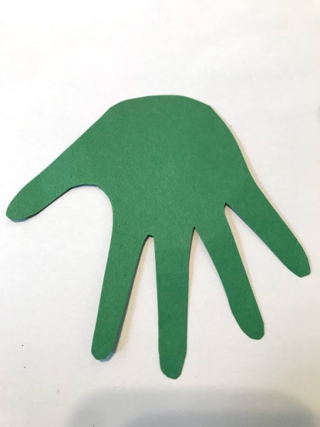 Turtle Framed Art - cut out traced hand