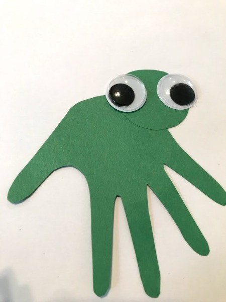 Turtle Framed Art - glue head to body and add googly eyes