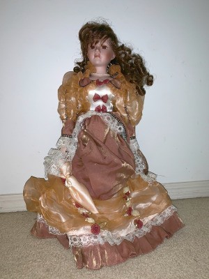 Identifying a Porcelain Doll - doll in long dress