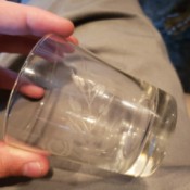 Identifying a Vintage Glassware Set - glass with leaf pattern