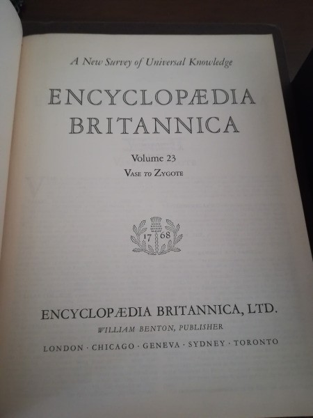 Value of a Set of Encyclopedia Britannica
