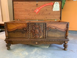Value of a Lane Cedar Chest - chest with ornate front