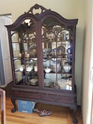 Value of an Antique Hutch - ornate breakfront