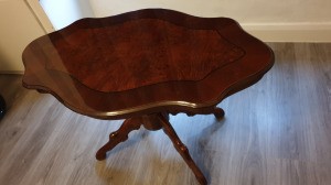 Value of an Antique Mahogany Coffee Table