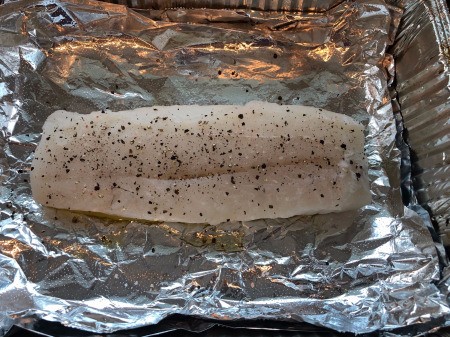 salt & peppered Cod