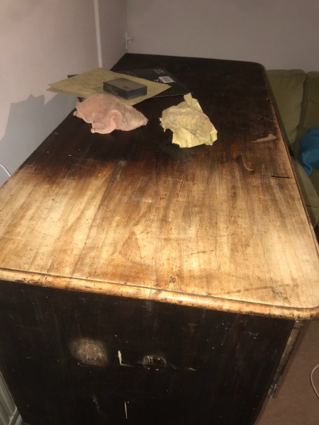 Restoring an Antique Teak Dresser