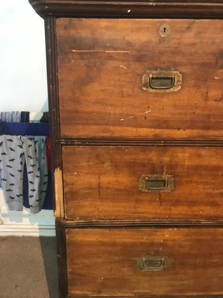 Restoring an Antique Teak Dresser