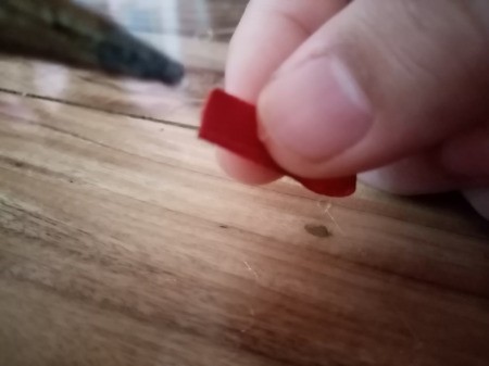 Exploding Fireworks Ribbon Crowns - glue the two tips of ribbon together with hot glue