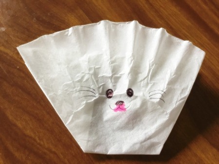 Coffee Filter Animal Candy Bags - repeat the process used on the cone filters