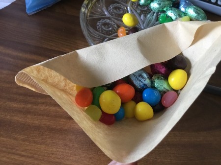 Coffee Filter Animal Candy Bags - add candy