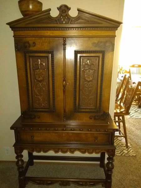 Identifying a China Cabinet - ornate china cabinet