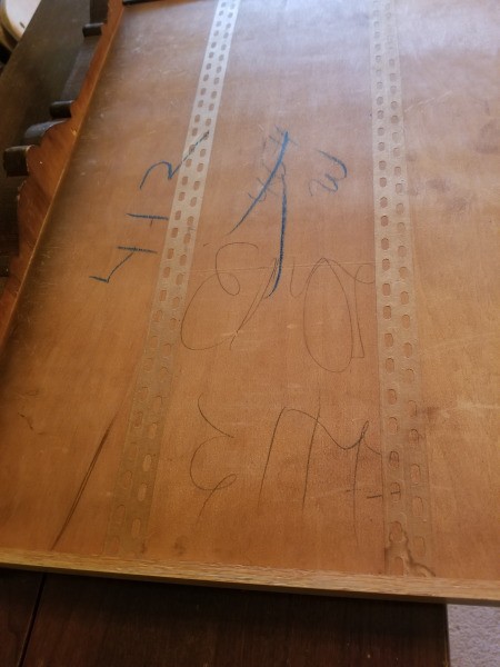 Identifying a Vintage Desk - bottom