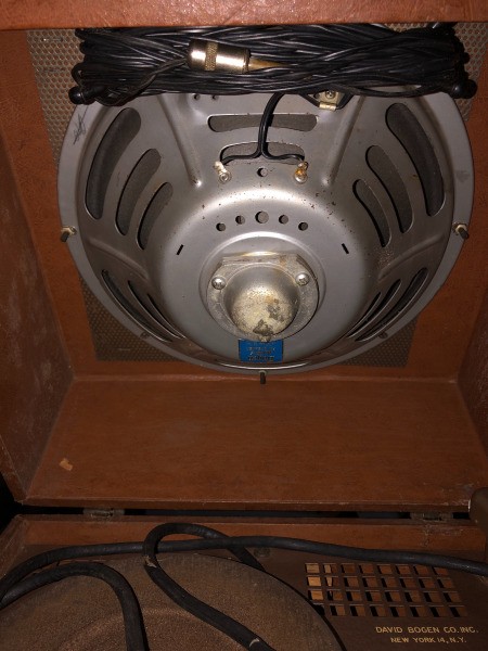 Value of a 1954 David Bogen Record Player with Speaker