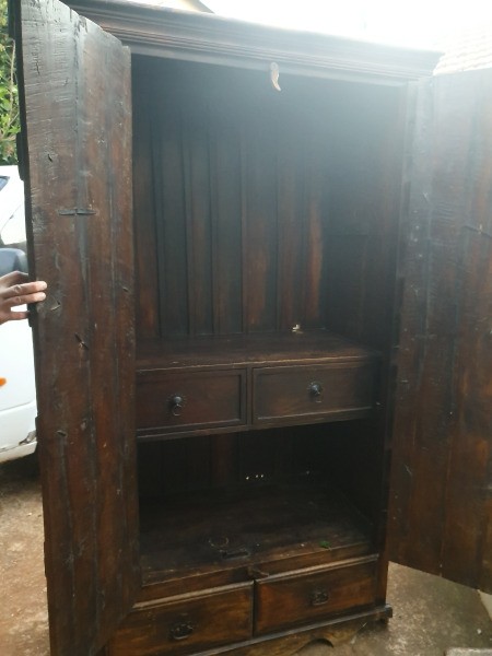 Identifying Vintage or Antique Cabinet - open, perhaps an armoire