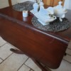 Identifying an Antique Table - drop leaf mahogany finish table