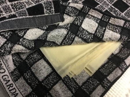 Egg Roll wrappers on towel