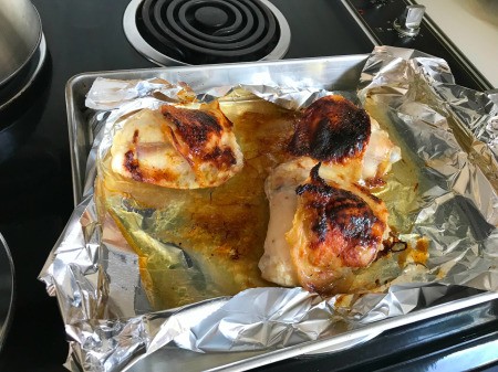 cookedHoney Curry Chicken