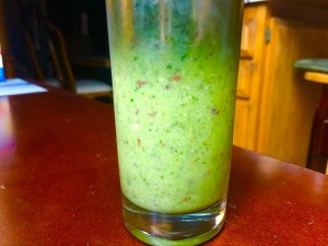 Green Smoothie in glass