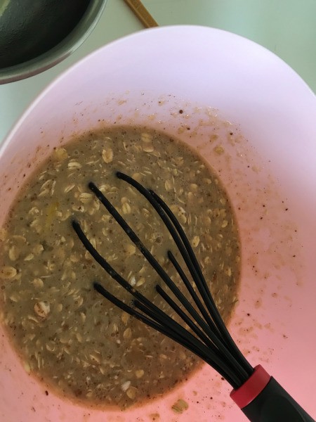 mixing ingredients in bowl