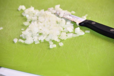 chopped onions