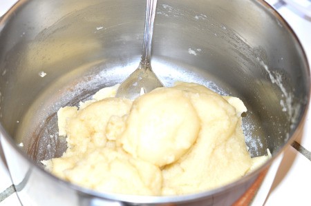 cooking flour & water