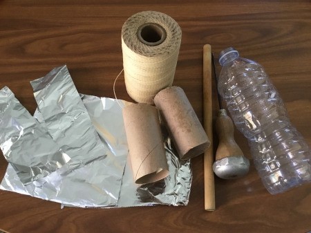 DIY Foil Garden Pest Deterrents - supplies