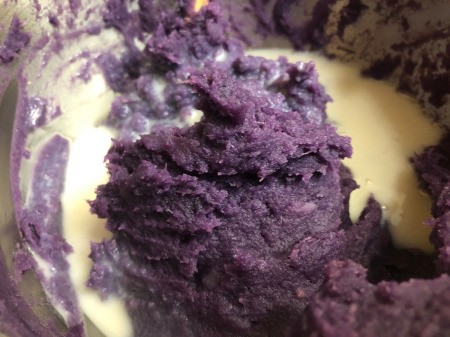 Purple Sweet Potato with milk