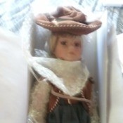 Value of Heritage Signature Collection Western Doll - doll in western attire in a box