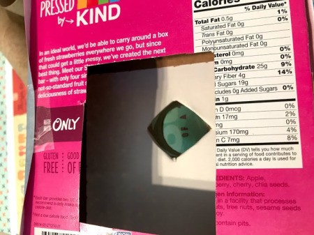 Cardboard Box Play Camera - back of box