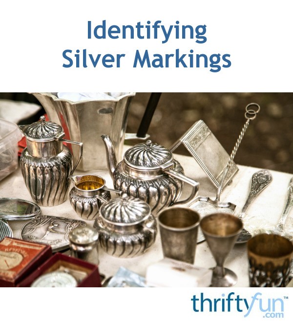 Identifying Sterling Silver Markings