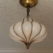 Identifying a Glass Pendant Ceiling Light - pendant ceiling fixture