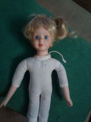 Identifying a Porcelain Doll - porcelain doll with cloth body