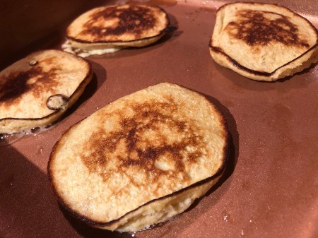 flipped Banana Pancakes