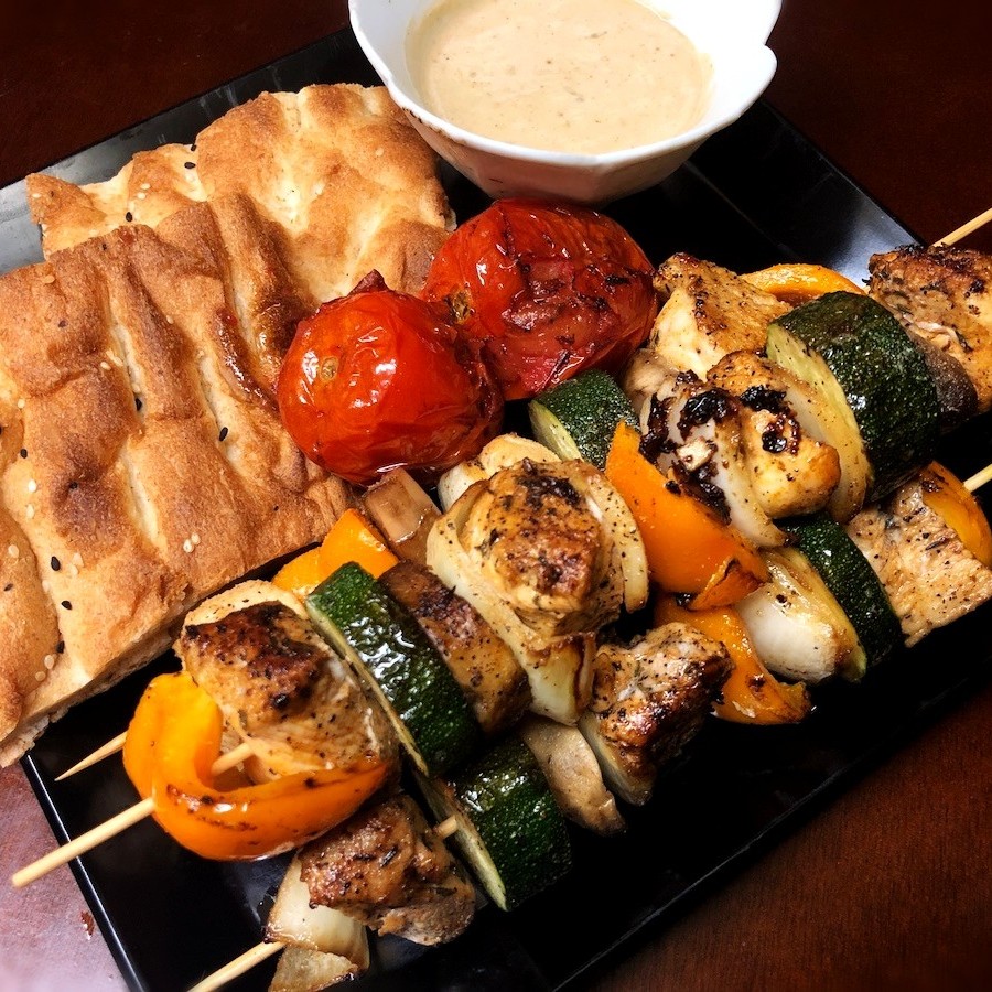 Mediterranean Chicken Kabobs ThriftyFun