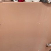 Removing a Discoloration on My Bathtub - pink tub