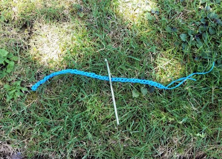 Temporary Crate for My New Cat Conner - crochet ties