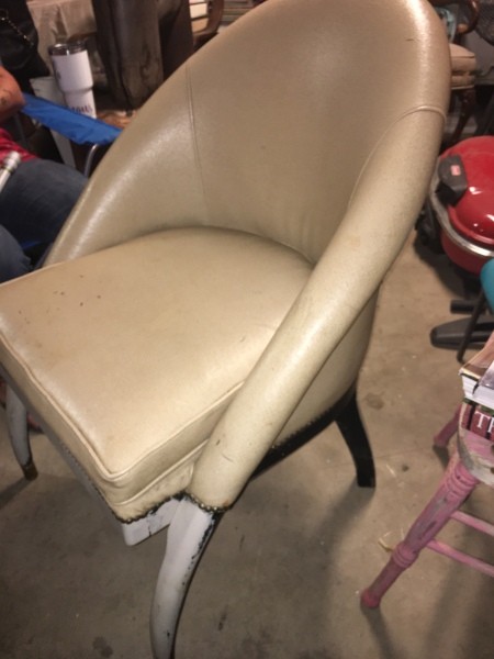 Identifying a Vintage Chair Style- from the side.