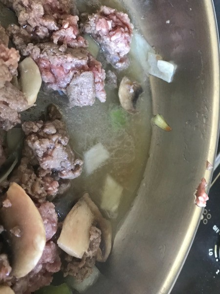 fat to drain from pan