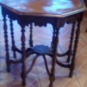 Value of a Mersman End Table - round 8 legged table